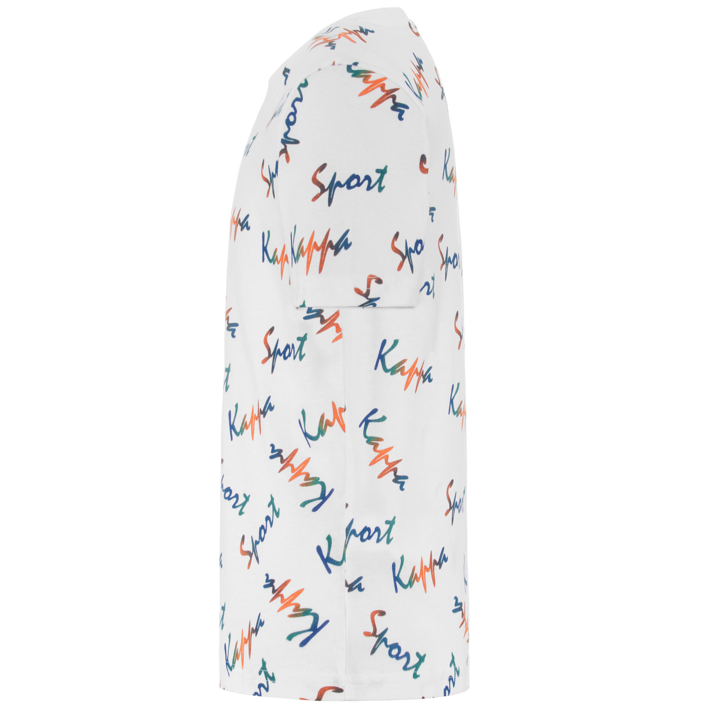 T-shirt bambino Kappa 100% cotone bianco 5/6