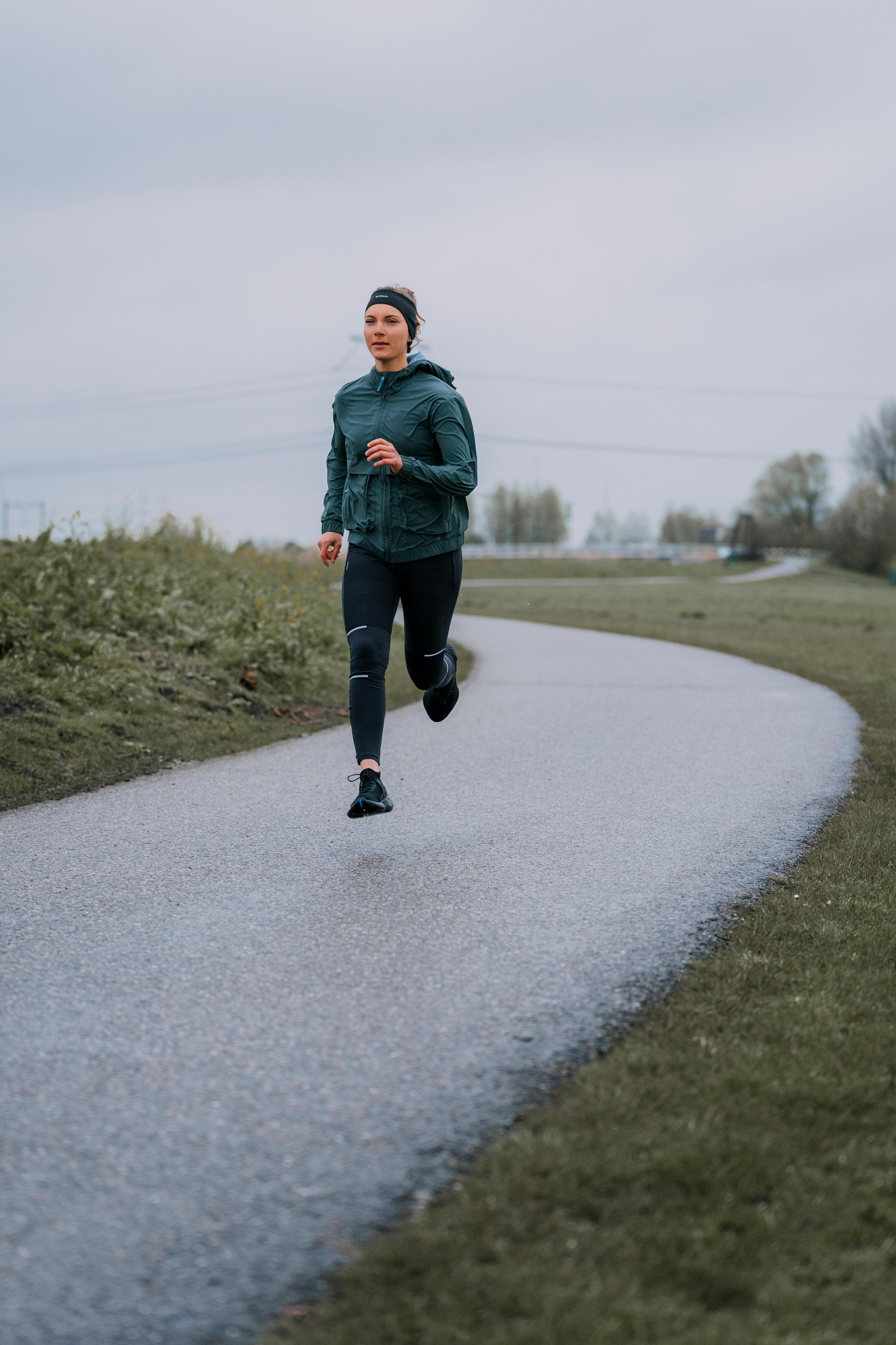 Manteau de course coupe-vent femme - Run 500 9/9