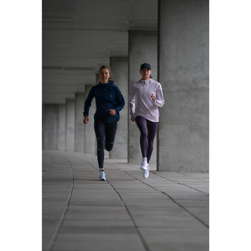 Veste coupe vent de running & trail running Femme - KIPRUN Run 900 Wind Bleue