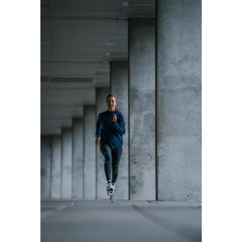 Veste coupe vent de running & trail running Femme - KIPRUN Run 900 Wind Bleue