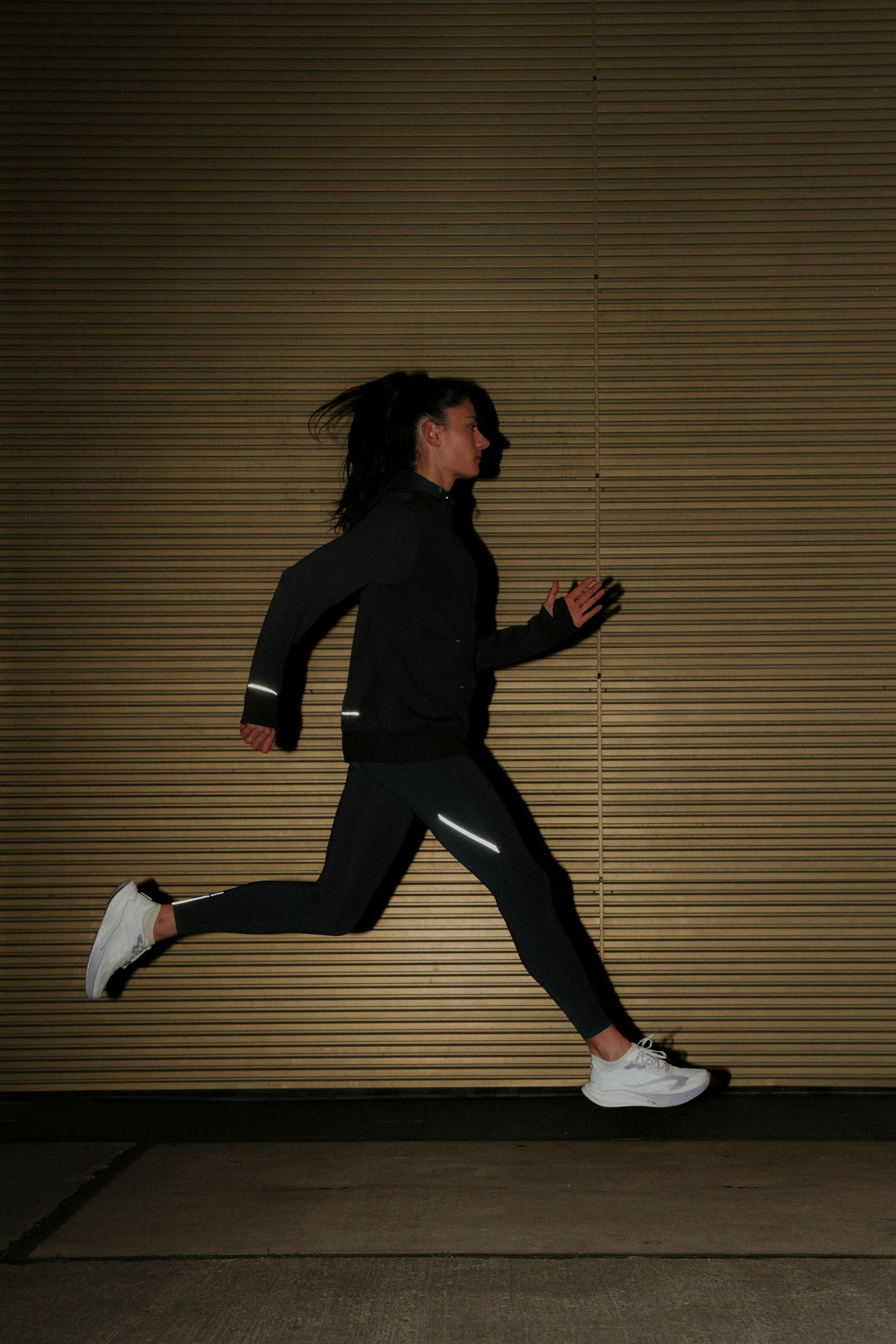 Women's warm running leggings - KIPRUN RUN 500 Warm - Abyss blue 10/10