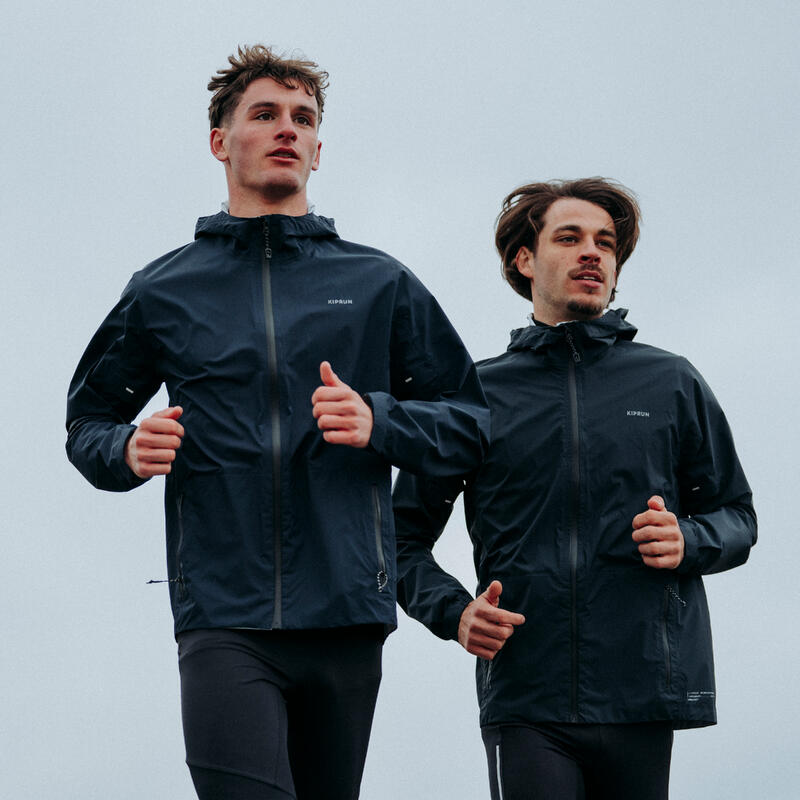 Collant de running déperlant Homme - KIPRUN Run 900 Rain Noir