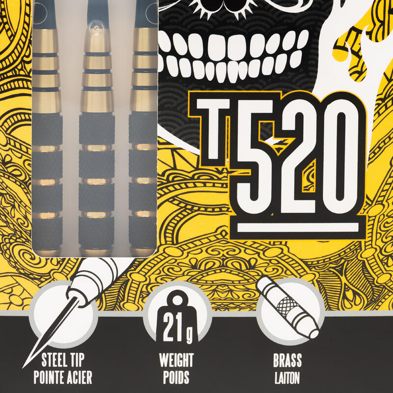 Săgeată T520 vârf oțel darts x3