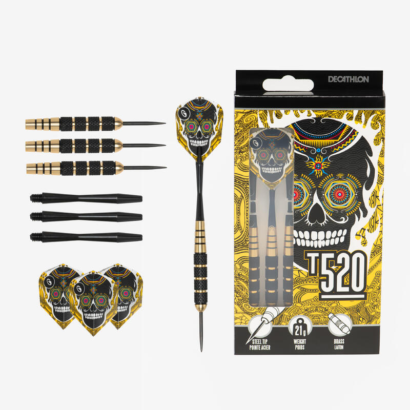 Săgeată T520 vârf oțel darts x3