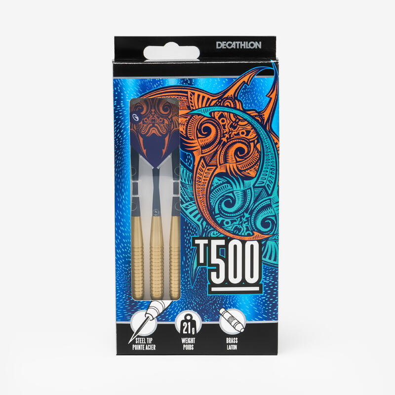 Săgeată T500 vârf oțel darts x3   