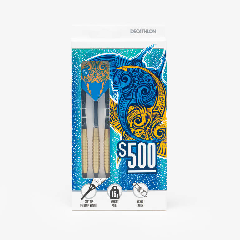 S500 Soft Tip Darts Tri-Pack