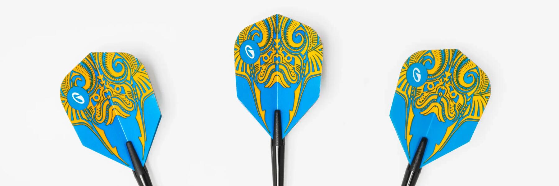 De vleugels van dartpijlen