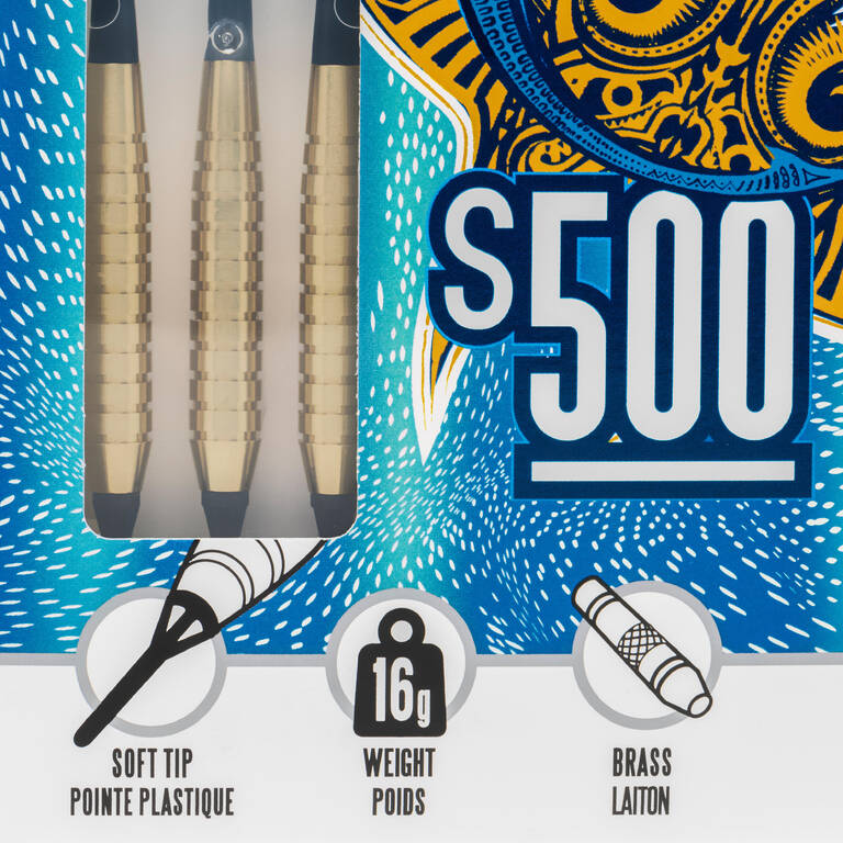 S500 Soft Tip Darts Tri-Pack