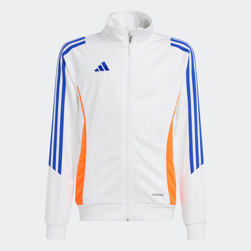 Kinder ADIDAS Trainingsjacke Tiro 24 weiß