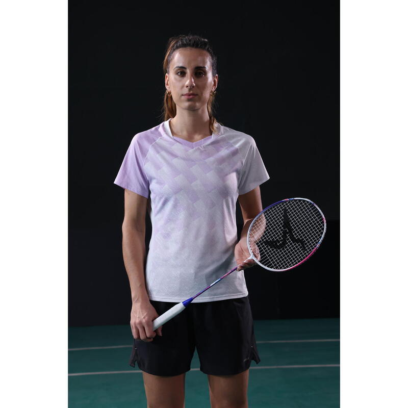 Raquette de Badminton Adulte non cordée BR Lite 990 - Rose Pourpre