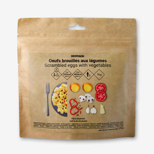 Comida liofilizada - Huevos revueltos con verduras - 70 g
