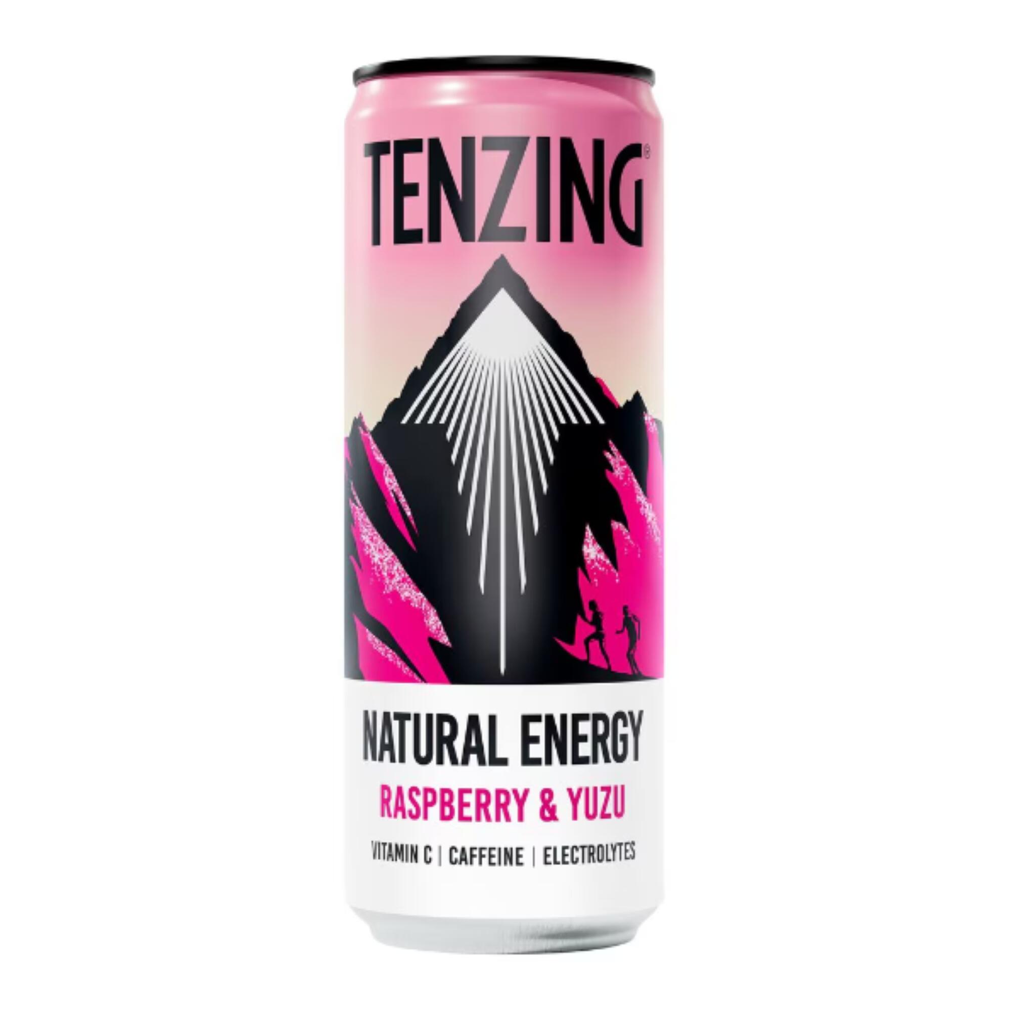 TENZING Natural Energy Vegan & Gluten Free Drink, Raspberry & Yuzu, 330ml