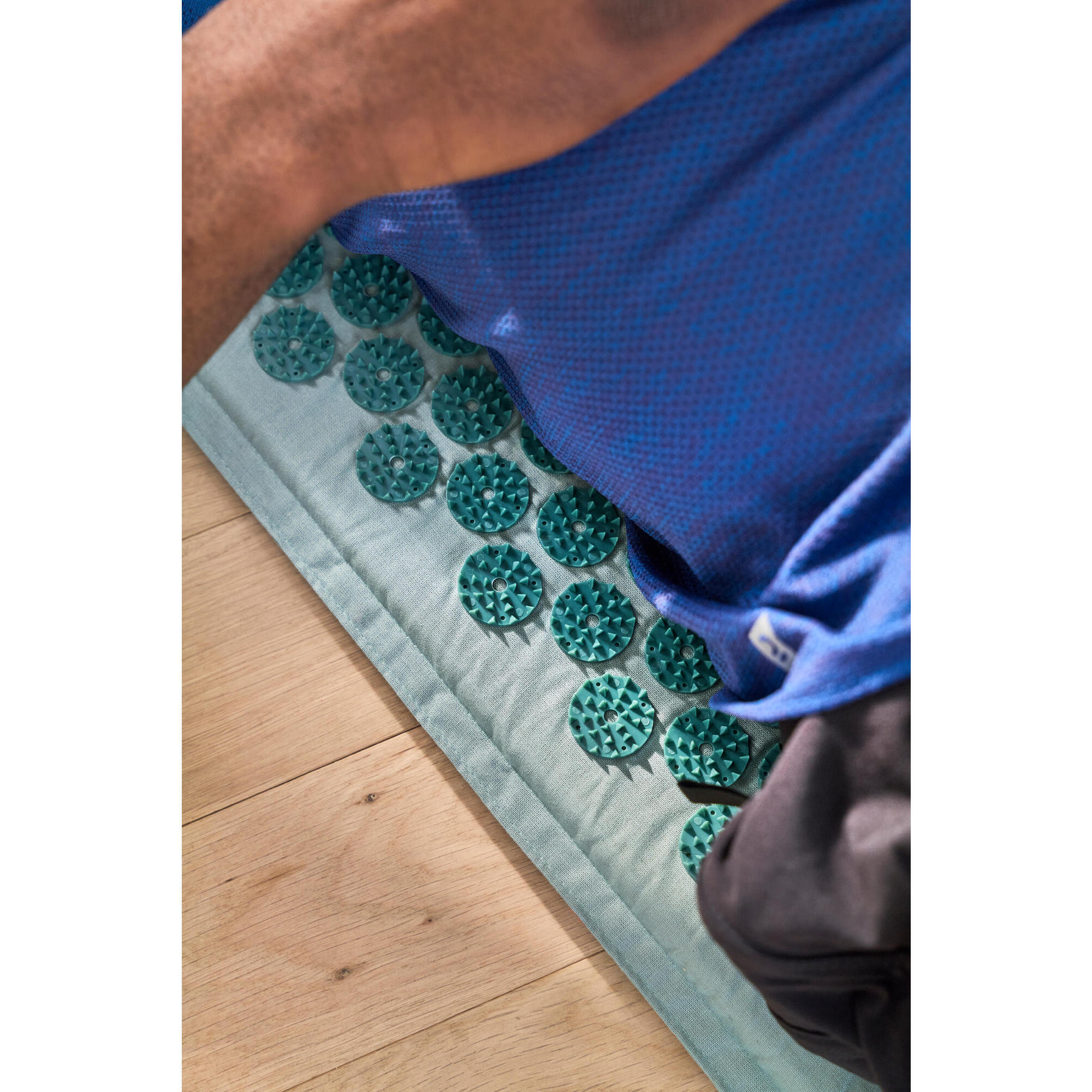 Acupressure mat and cushion - Green