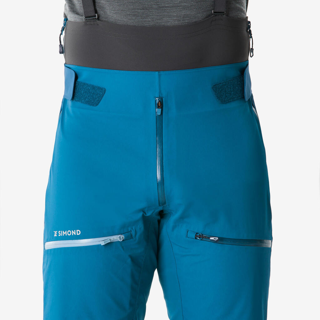 Tirkiznoplave muške pantalone za penjanje ICE