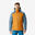 Chaqueta acolchada plumas Alpinism Hombre Ocre - Gris