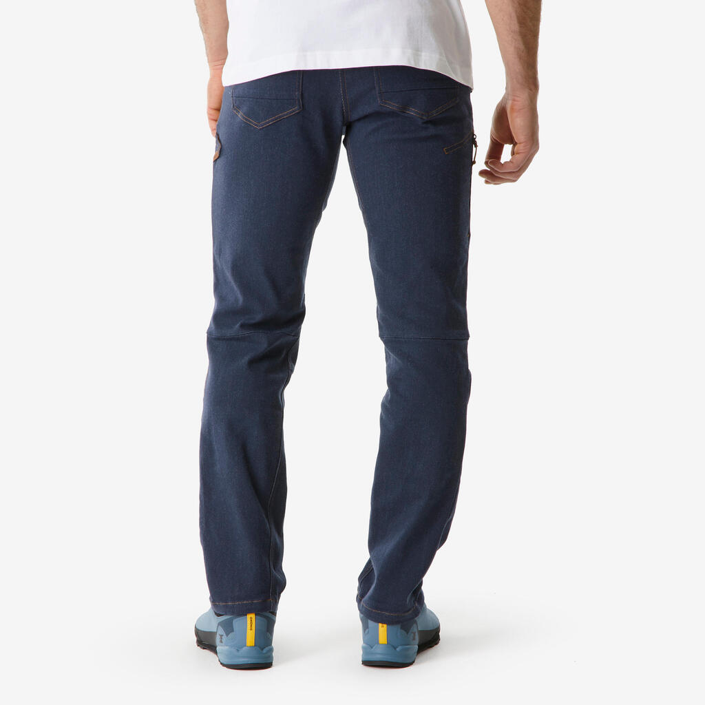 Men's Climbing Resistant Jeans VERTIKA - Navy Blue