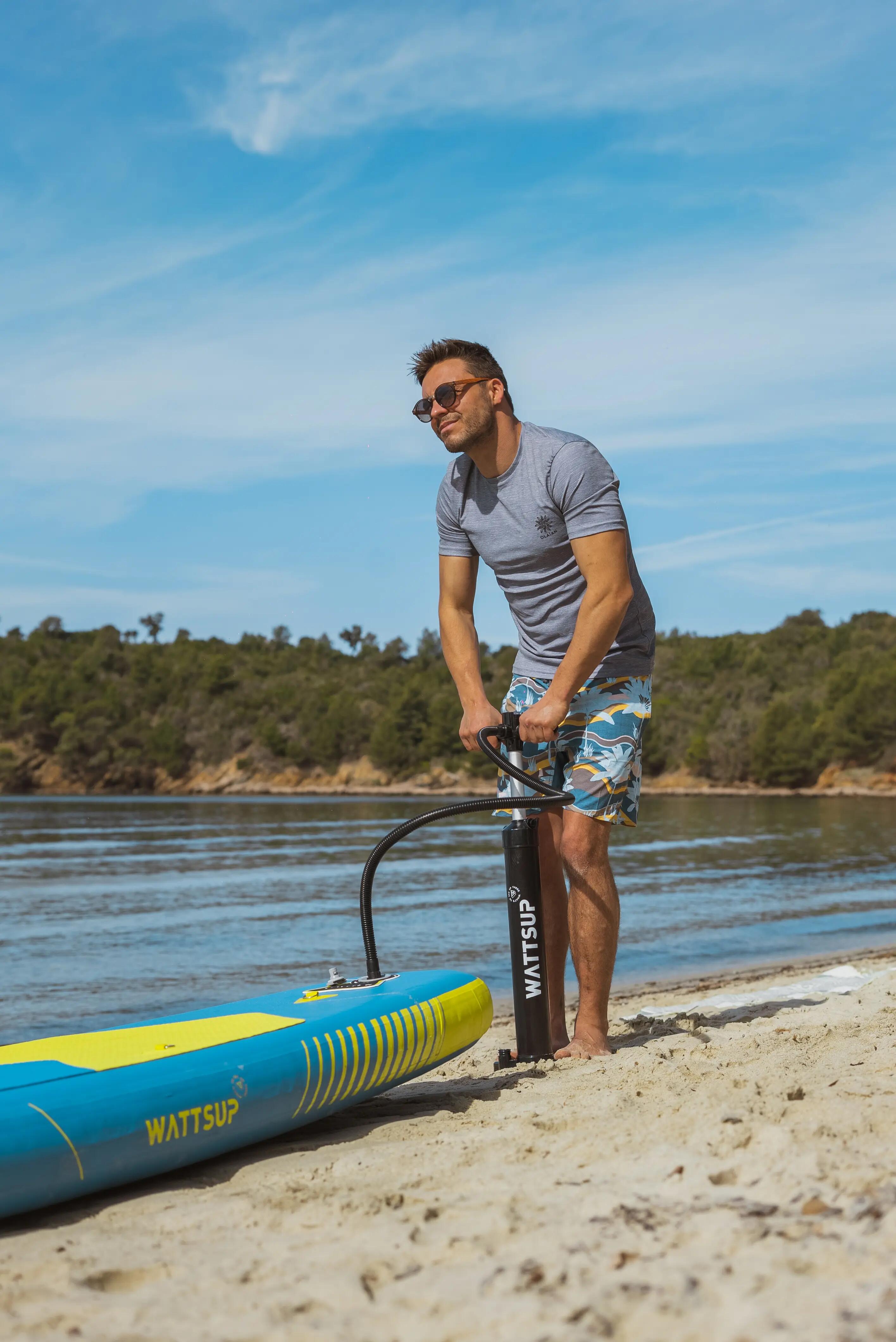 Pack Stand up paddle insuflável com assento kayak Wattsup Silver 11'6 33" 6" 20/28