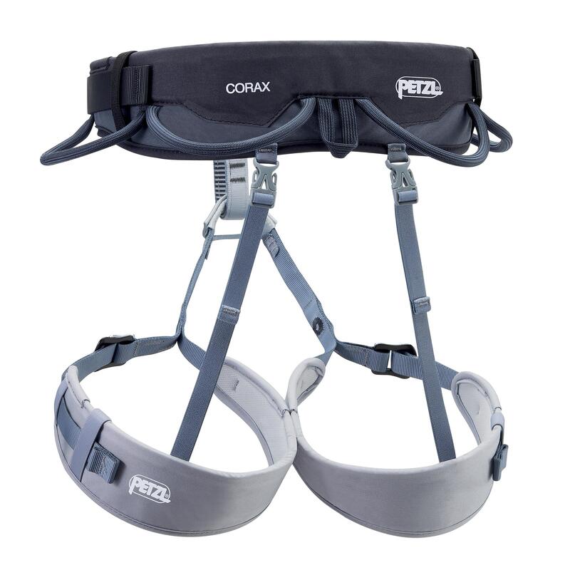 Baudrier escalade et alpinisme réglable CORAX gris