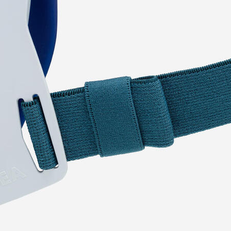 Маска Easybreath+ для снорклінгу з акустичним клапаном для віку 10+ синя