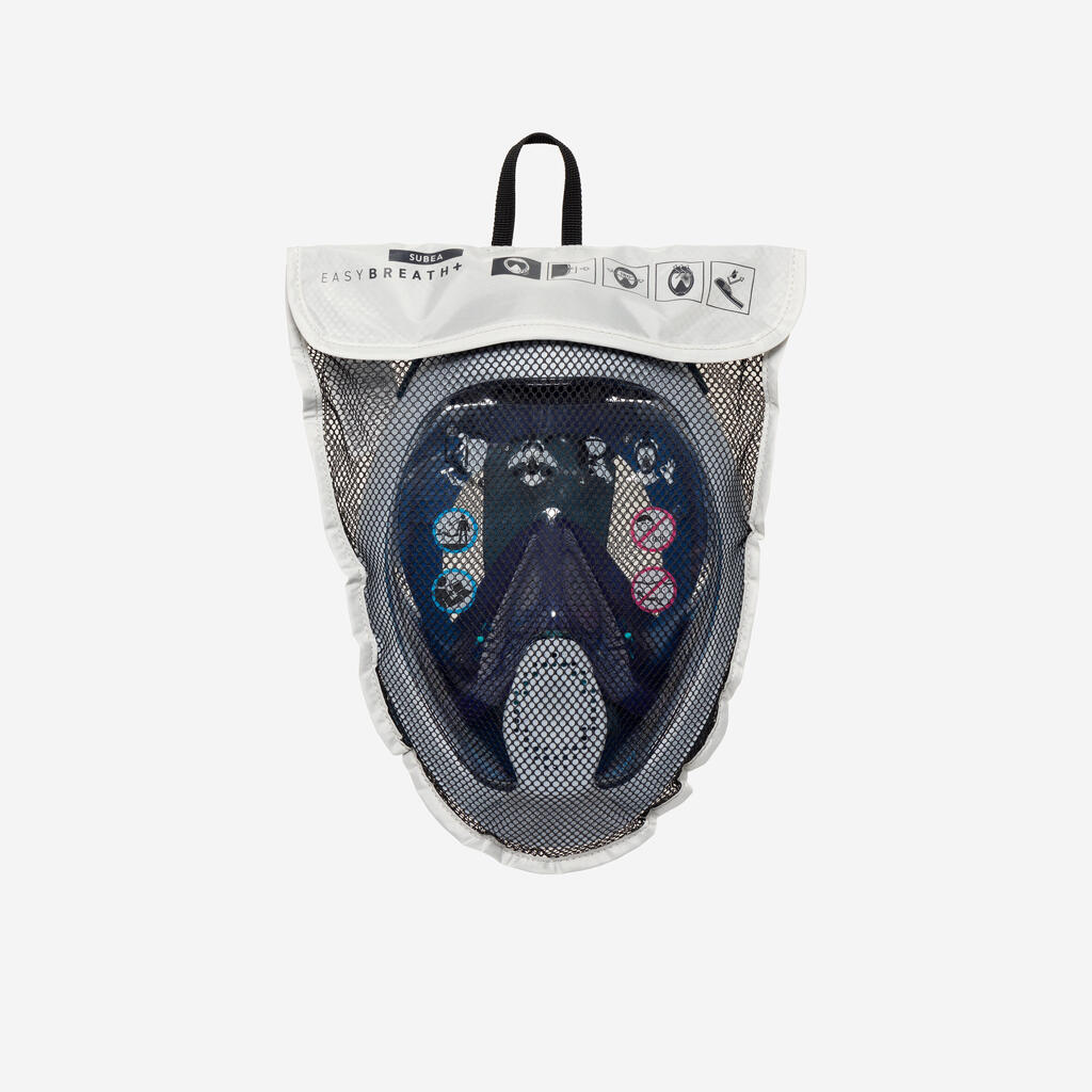 Snorkelēšanas maska ar akustisko vārstu “Easybreath+ Freetalk 540”, oranža