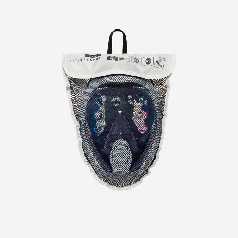 Maska do snorkelingu Subea Easybreath+ powierzchniowa + zawór akustyczny Laguna