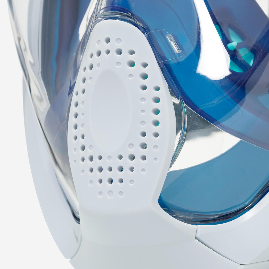 Masque snorkeling surface easybreath + avec valve acoustique > 10 ans - Violet