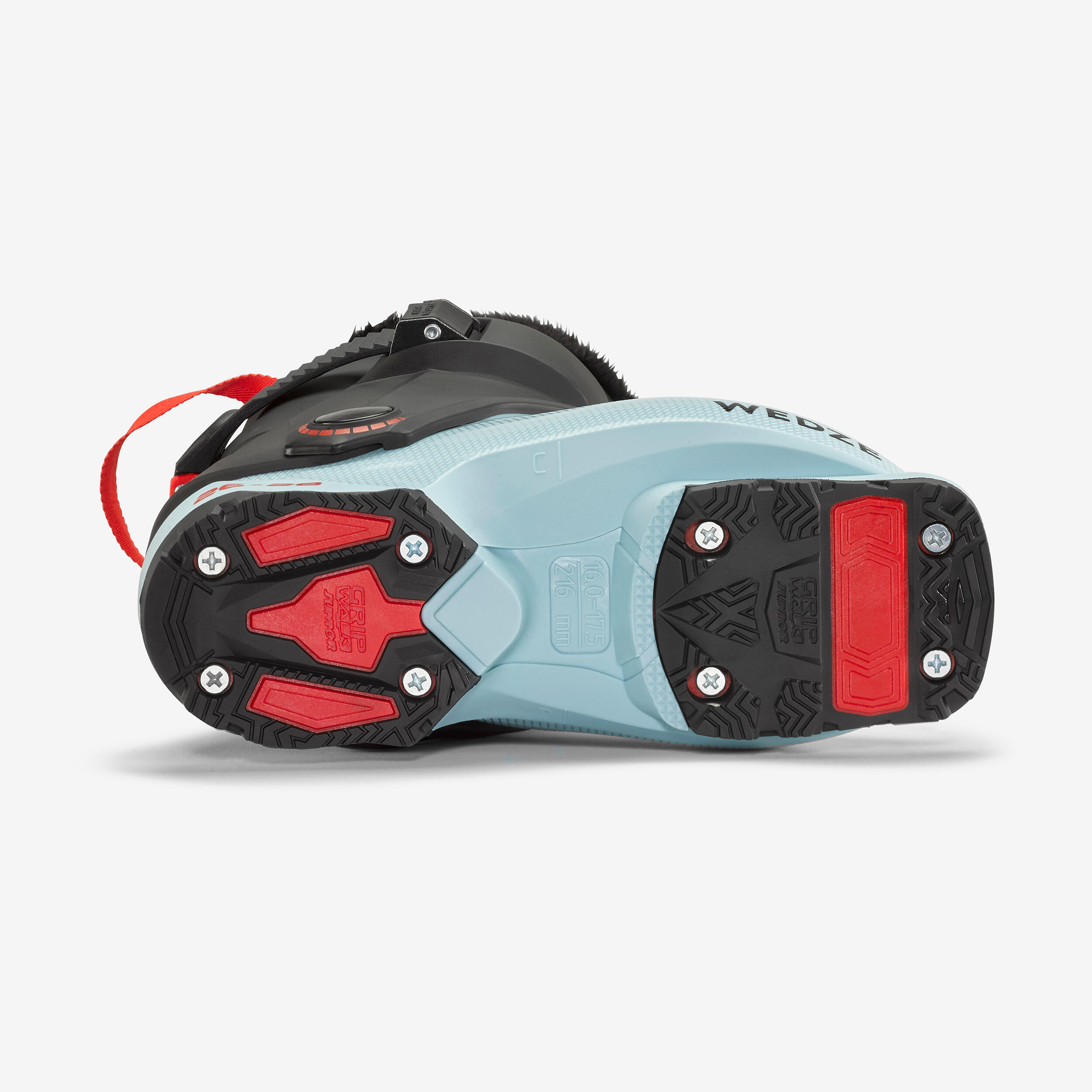 Chaussures de ski à pointure réglable enfant, 100 bleu 5/11