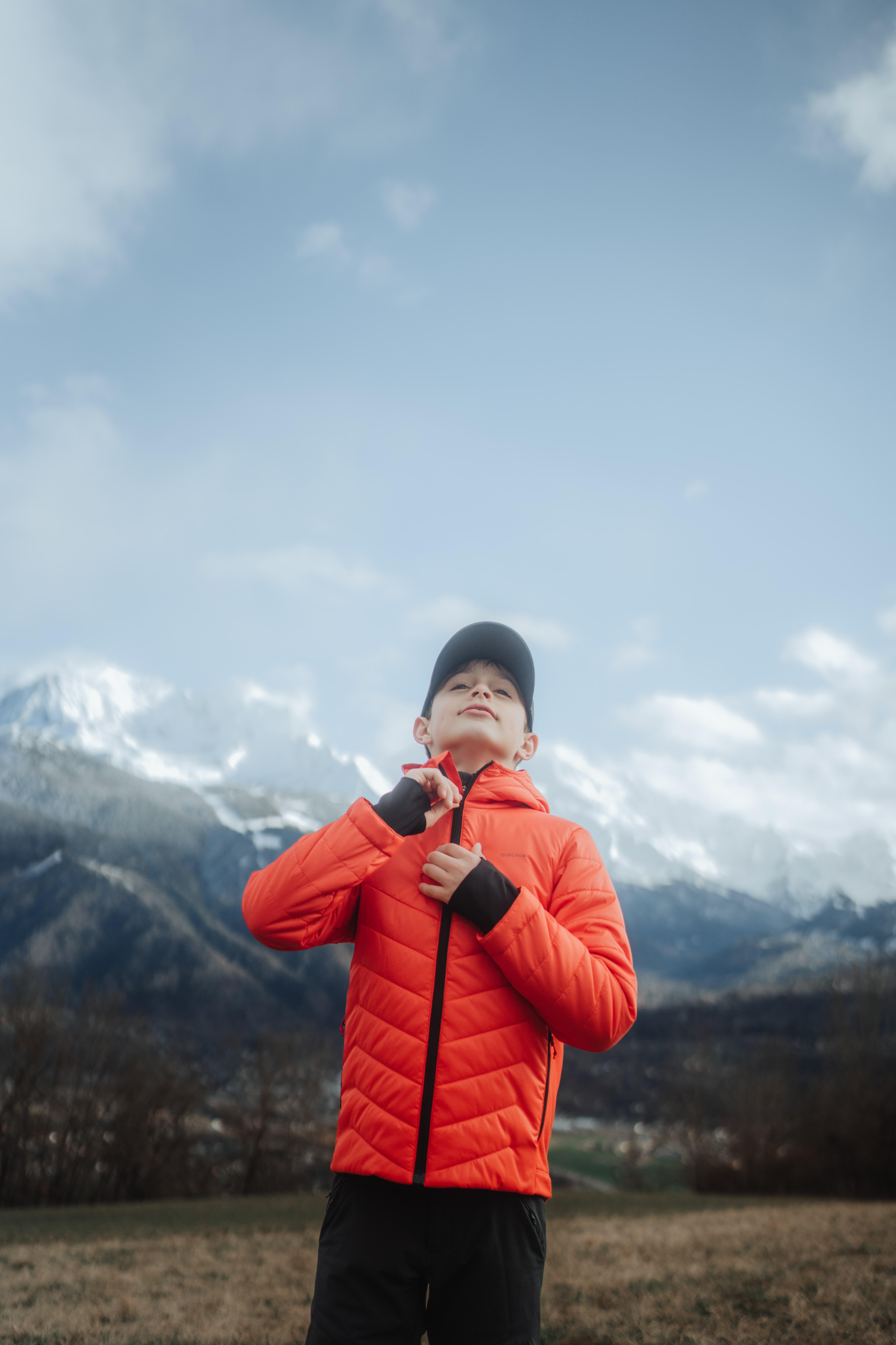Chaqueta acolchada de montana y trekking Ninos 7 15 anos Quechua Hybrid Decathlon