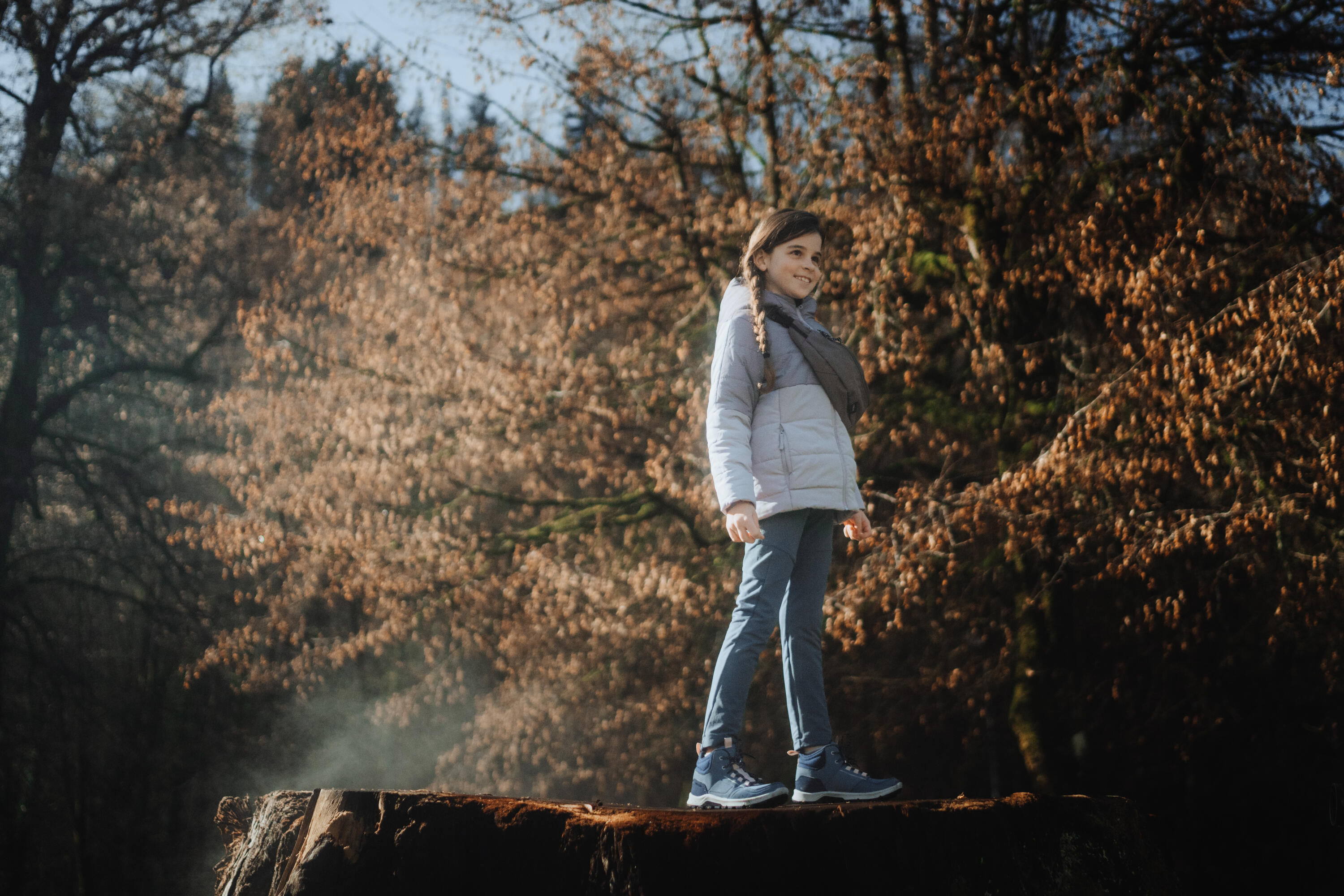 Doudoune de randonnée NH100 violette - enfant 7-15 ans 7/8