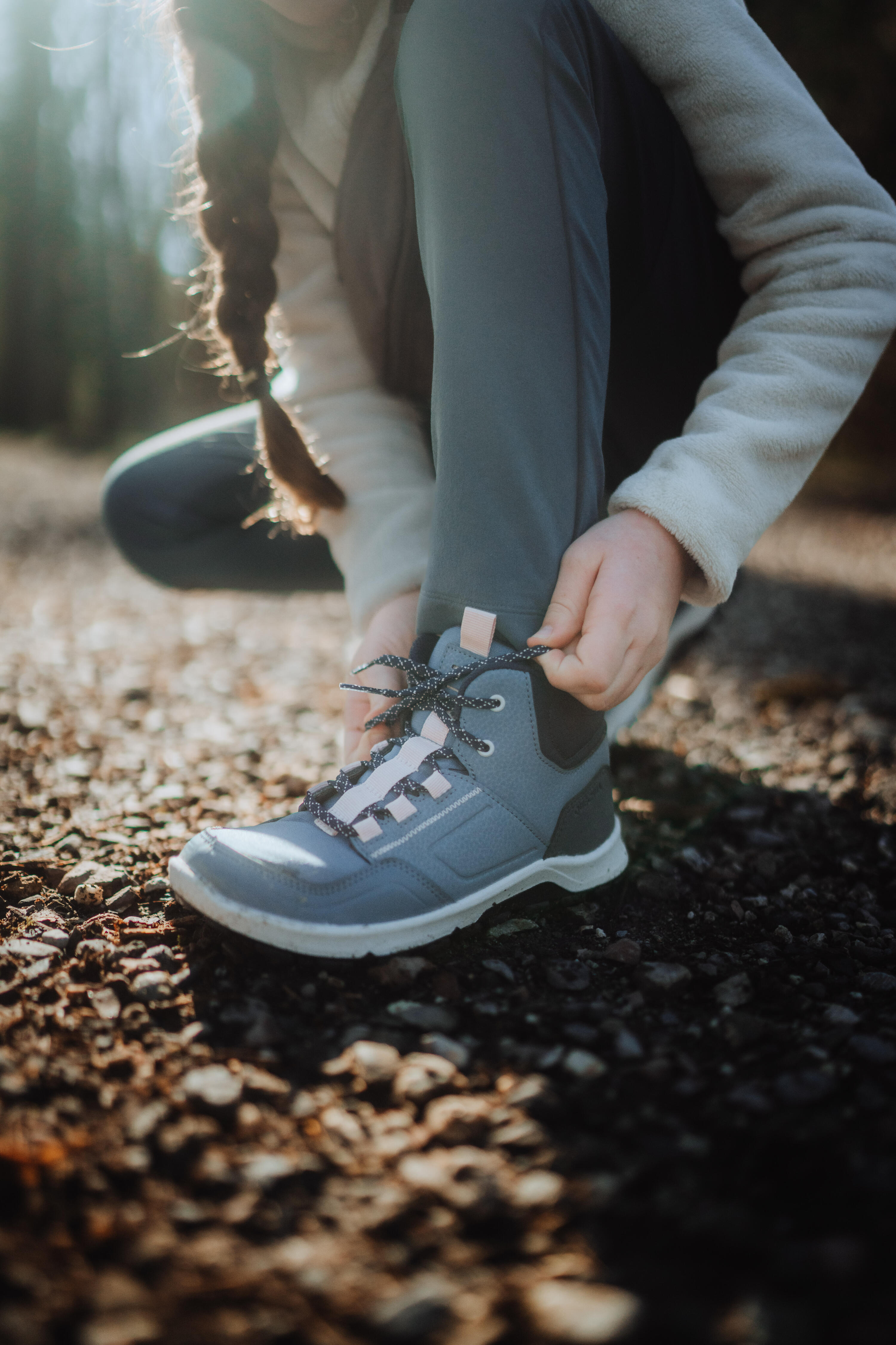 Buty turystyczne dla dzieci Quechua MH500 mid 11/14