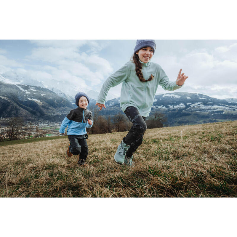 Chaqueta polar de montaña y trekking cremallera NIños 7-15 años Quechua MH500