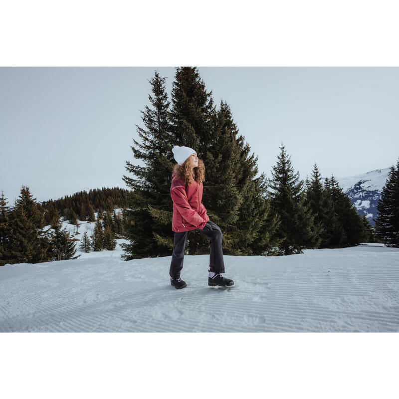 Çocuk Su Geçirmez Outdoor Kar Botu - Mor / Gri - 35 / 38 - SH100