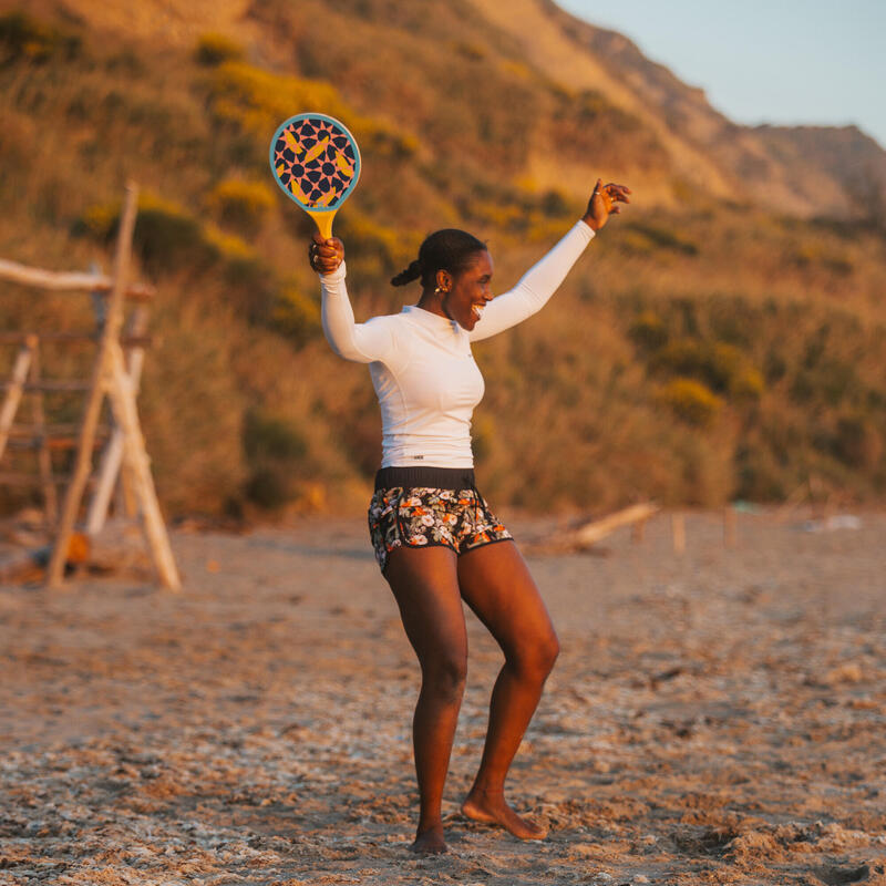 Beachtennisschläger Set Woody blau