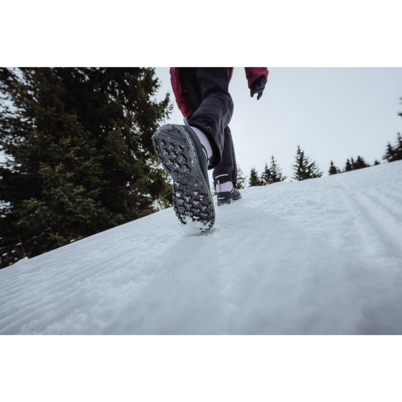 Çocuk Su Geçirmez Outdoor Kar Botu - Mor / Gri - 35 / 38 - SH100