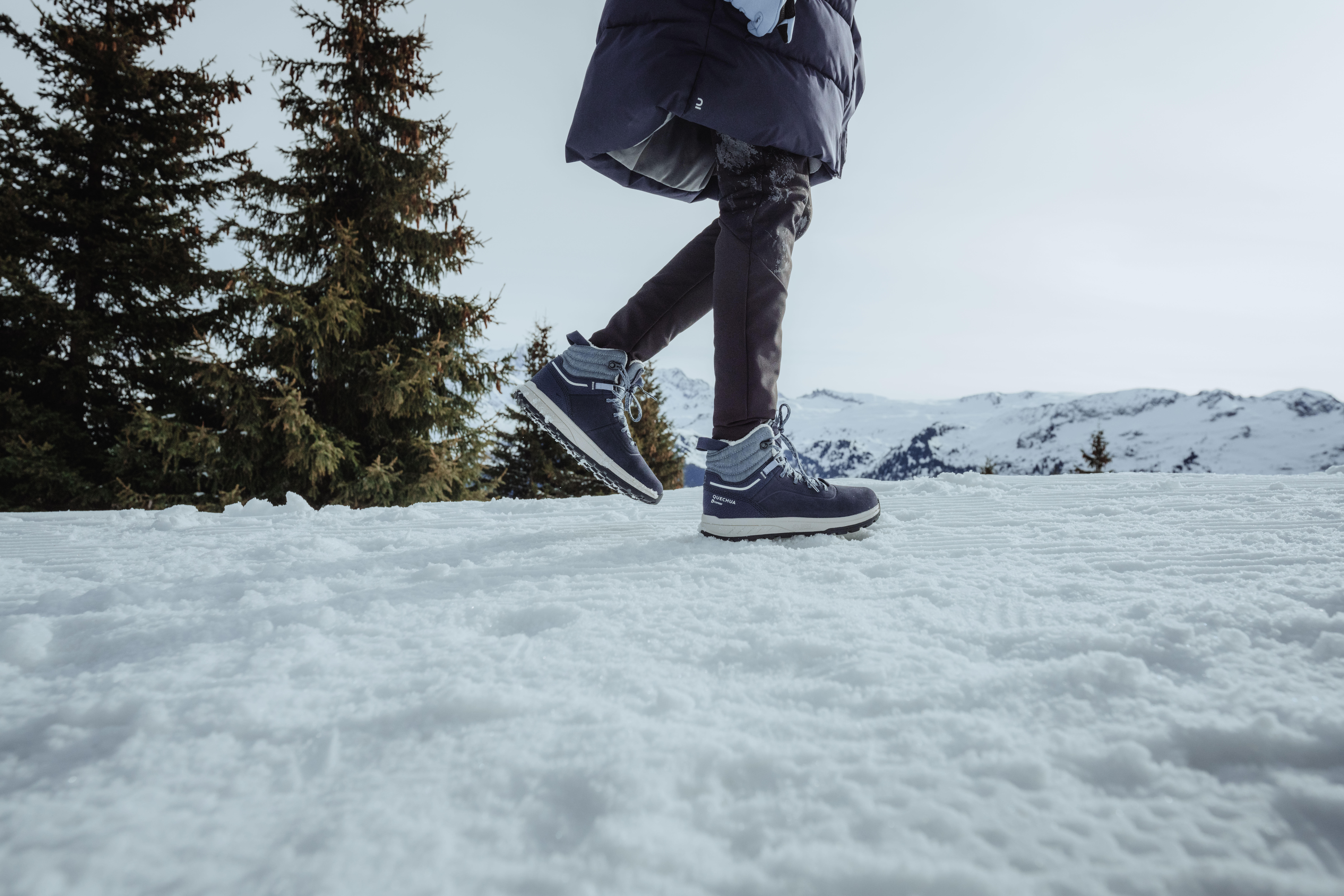 Bottes d’hiver enfant – SH 500 bleu - QUECHUA