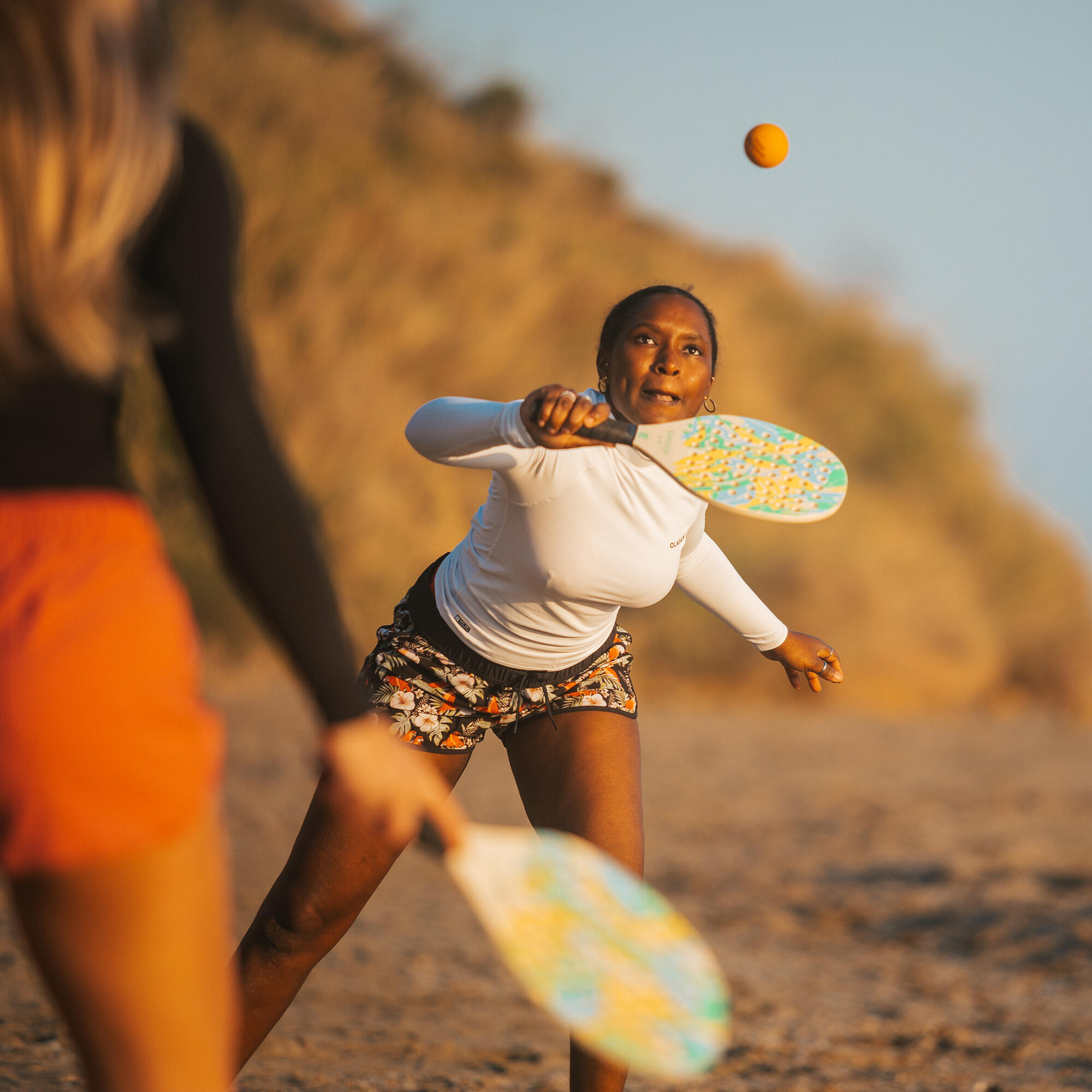Trousse de tennis de plage, Experience rouge/vert 15/15