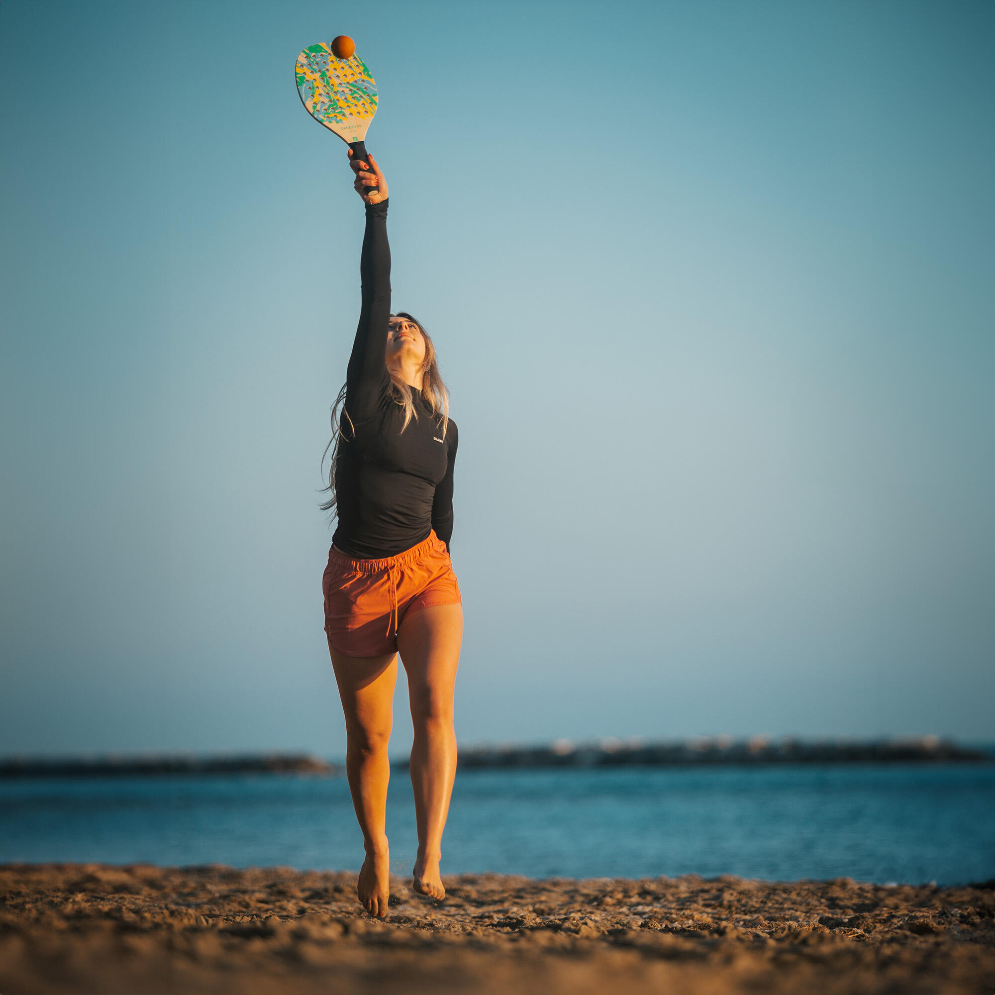Trousse de tennis de plage, Experience rouge/vert 13/15