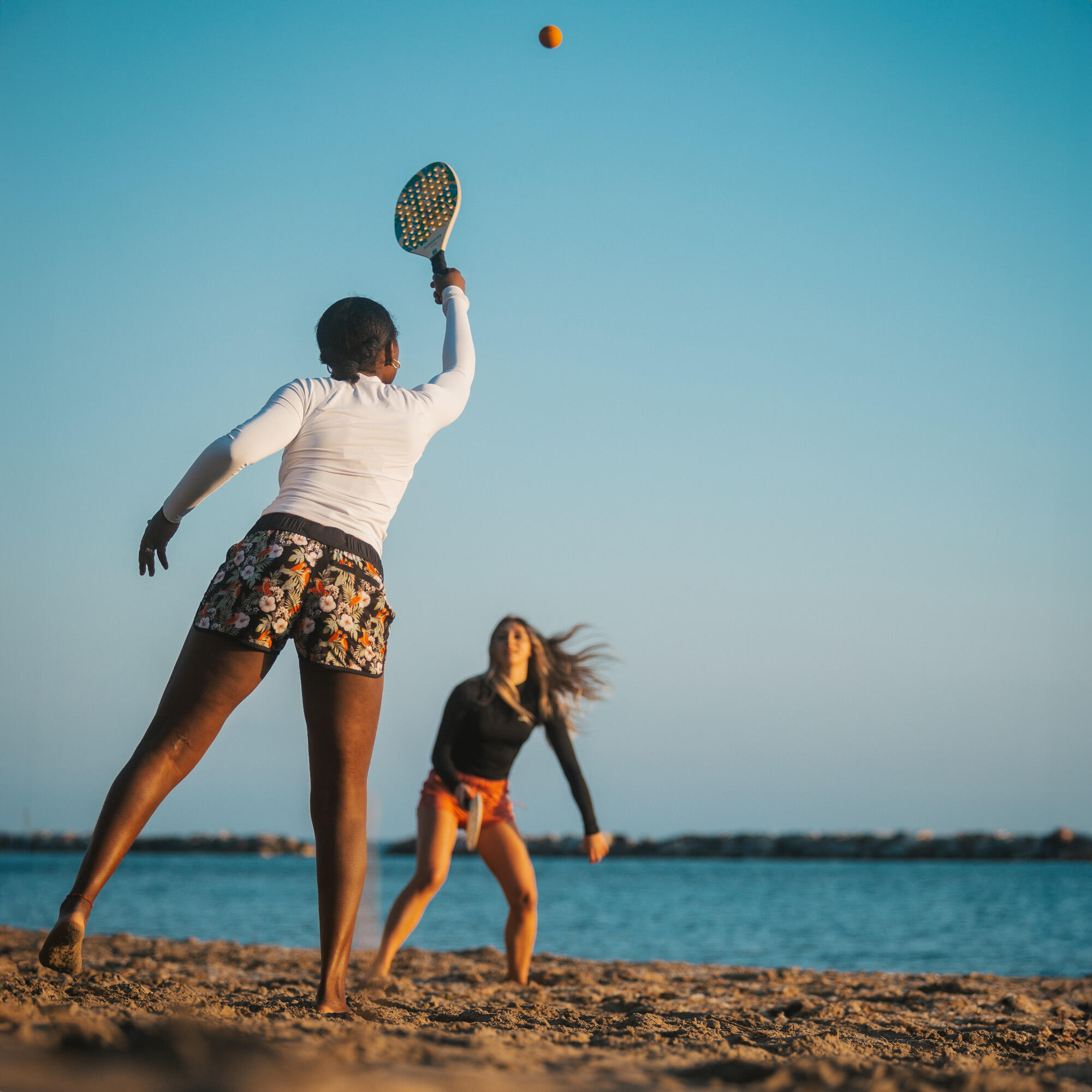 Trousse de tennis de plage, Experience rouge/vert 12/15