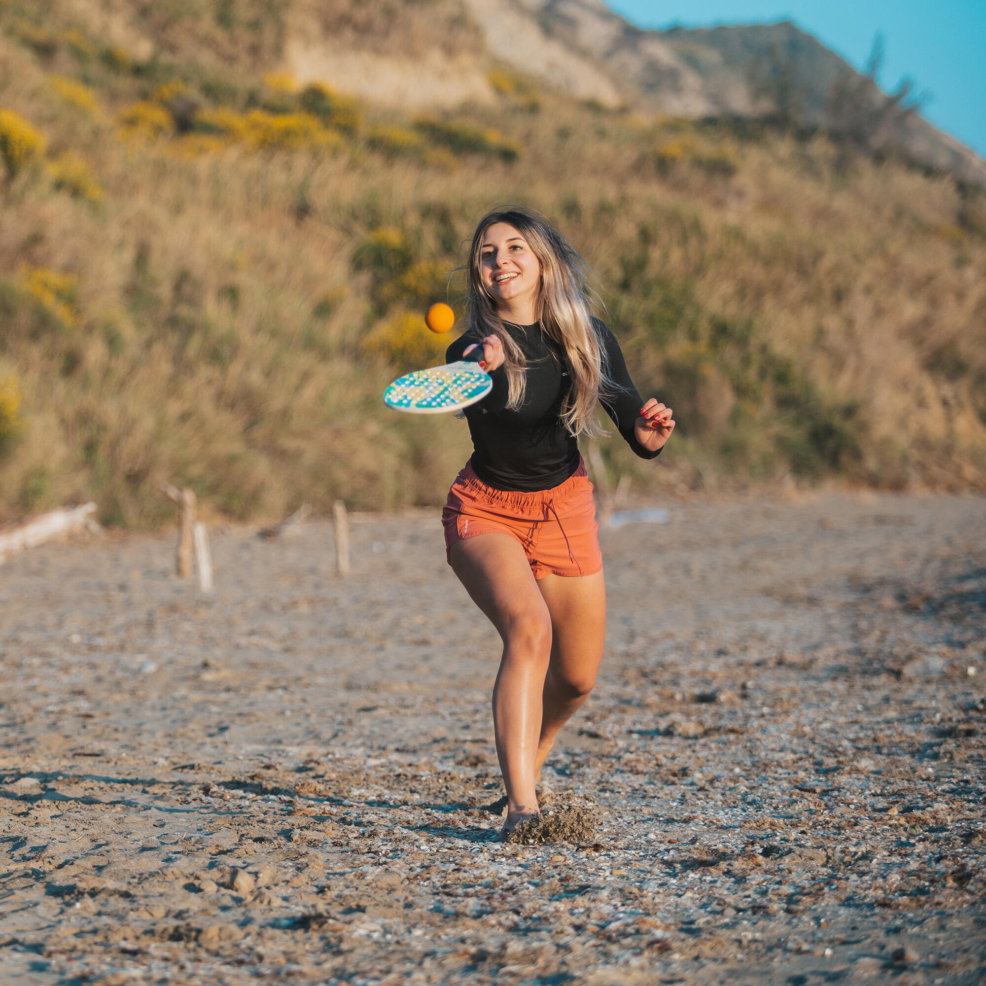 Trousse de tennis de plage, Experience rouge/vert 11/15