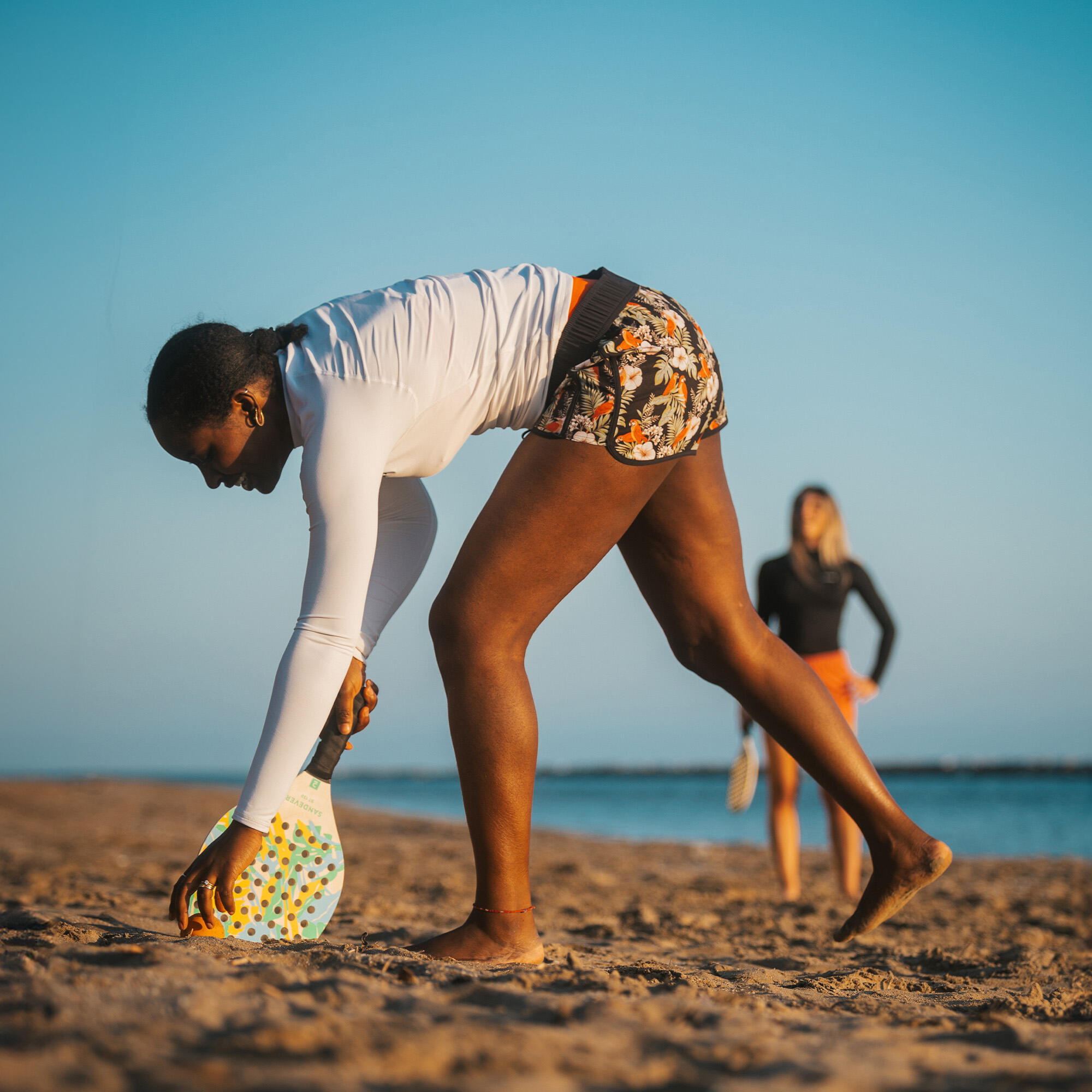 Trousse de tennis de plage, Experience rouge/vert 8/15