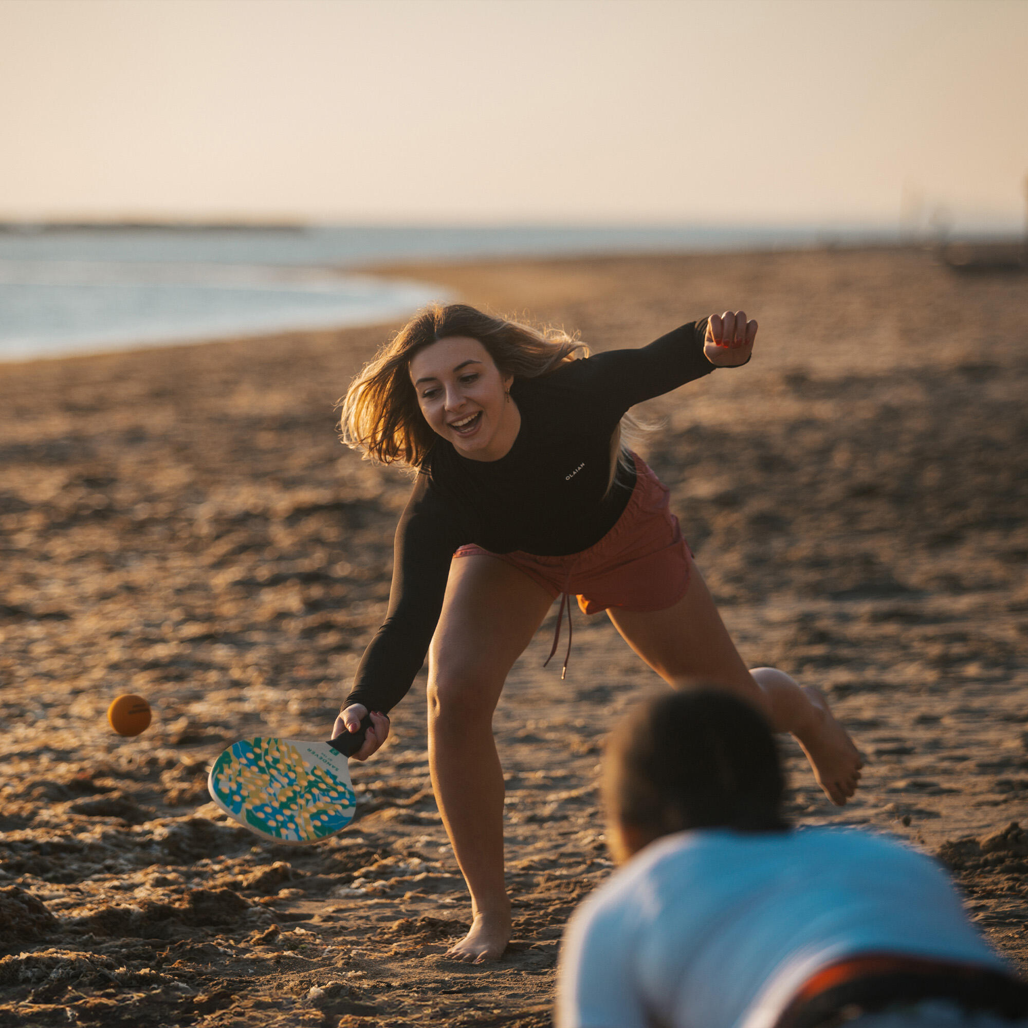 Trousse de tennis de plage, Experience rouge/vert 6/15