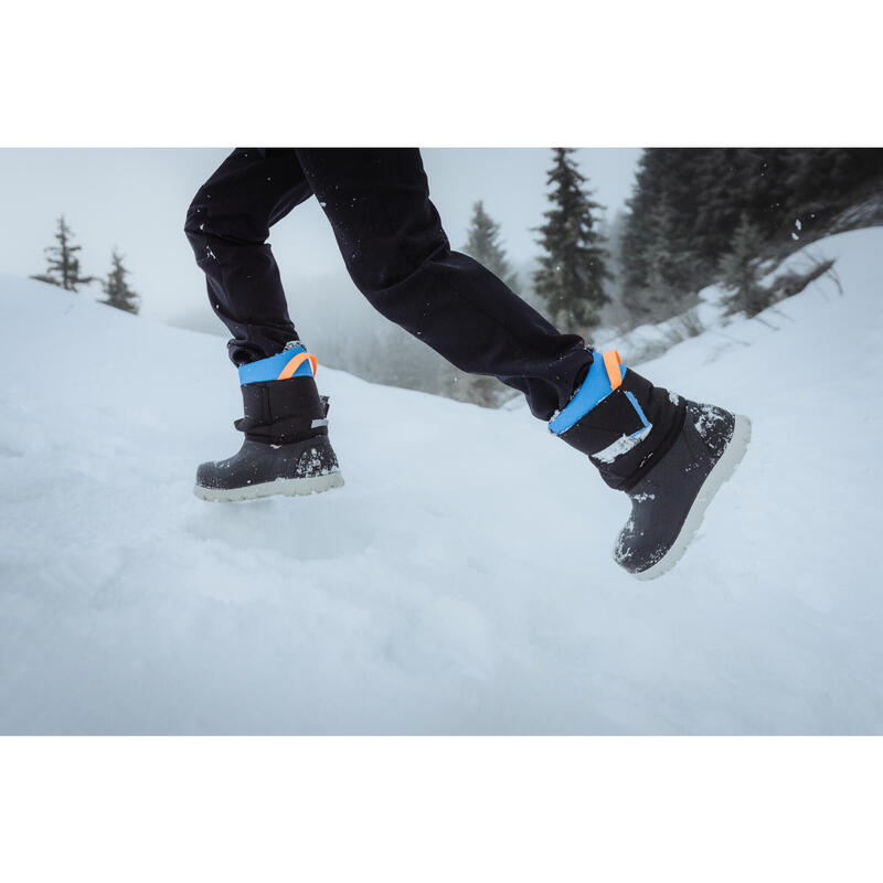 Çocuk Outdoor Kar Botu - Su Geçirmez - Siyah - SH500