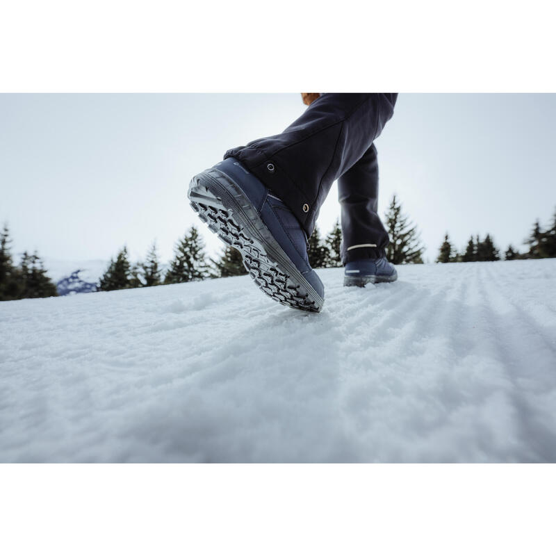 Çocuk Outdoor Kar Botu - Su Geçirmez - Koyu Mavi - SH100