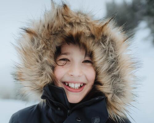 Kinder-Trekking-Parka warm und wasserdicht - SH900 -23 °C - 7-15 Jahre