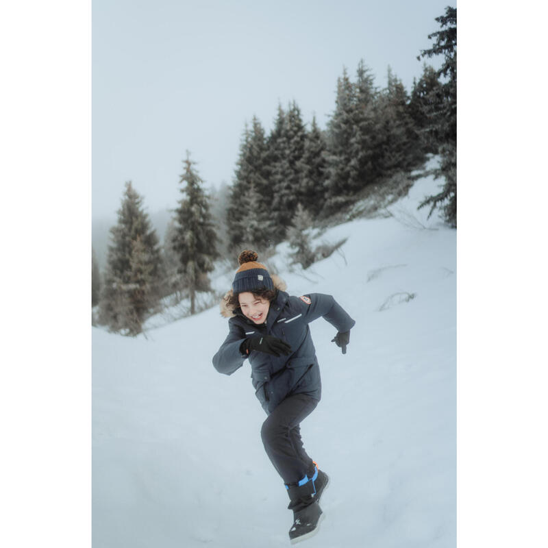 Çocuk Outdoor Kar Botu - Su Geçirmez - Siyah - SH500