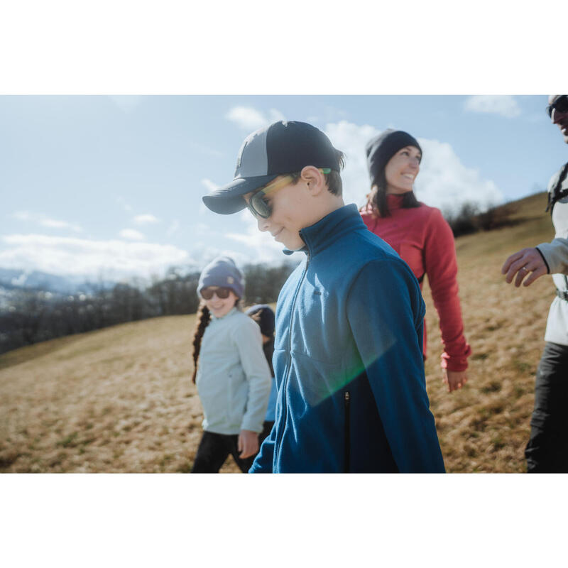 Çocuk Outdoor Polar Mont - 7/15 Yaş - Mavi - MH500