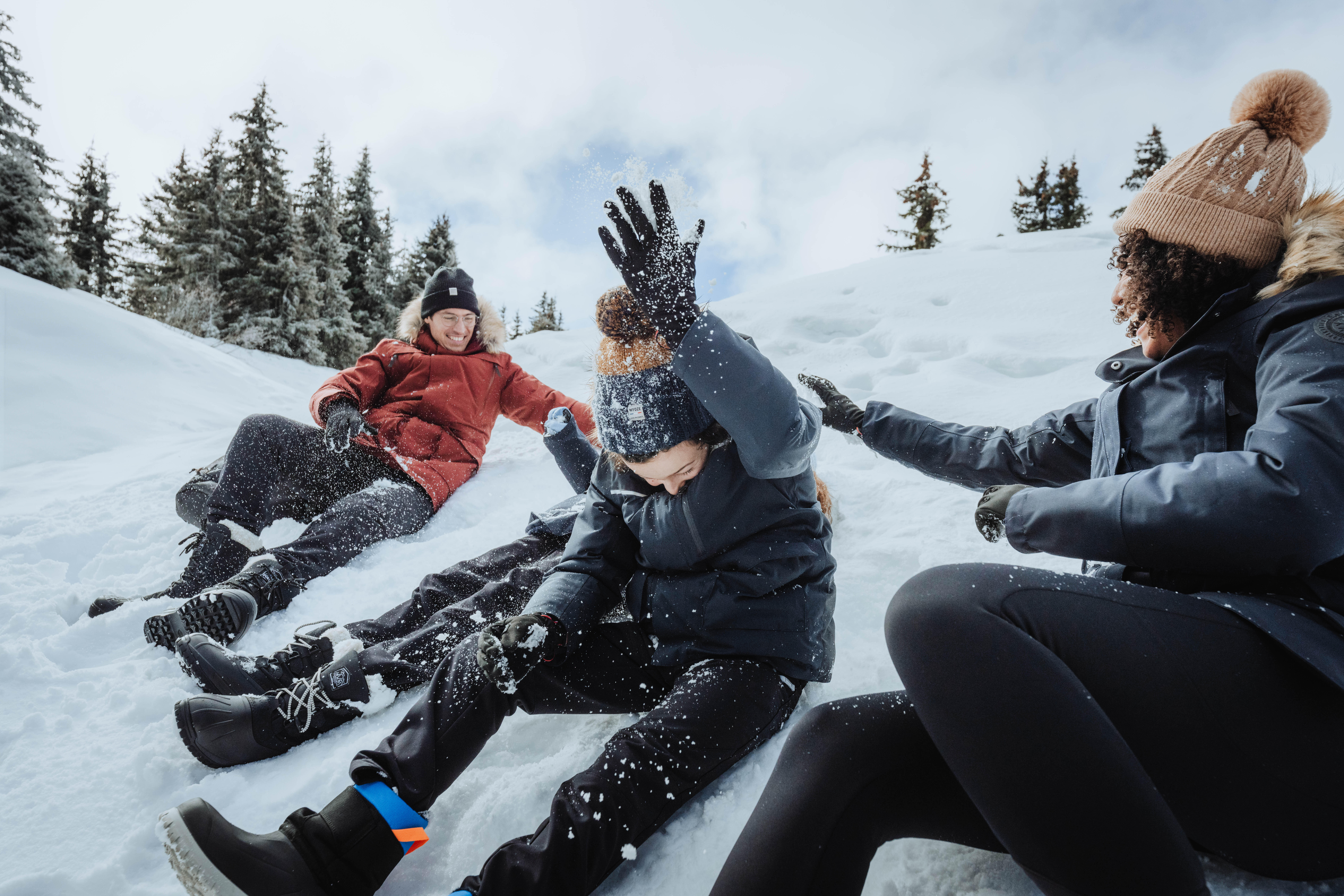 Kids’ Waterproof Winter Boots – SH 500 Sizes 7.5C - 6 - QUECHUA