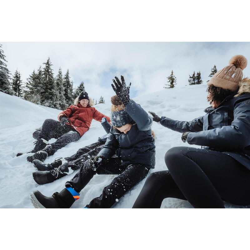 Çocuk Outdoor Kar Botu - Su Geçirmez - Siyah - SH500