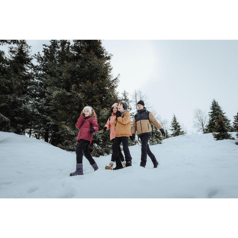 Abrigo de montaña y nieve impermeable Niños 7-15 años Quechua SH100 X-Warm