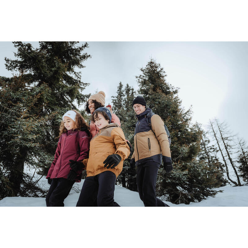 Abrigo de montaña y nieve impermeables Niños 7-15 años Quechua SH100